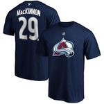 Fanatics Men's Colorado Avalanche Nathan MacKinnon Branded Navy Authentic Stack Name & Number T-Shirt (CA/US, Alpha, X-Large, Regular, Regular)