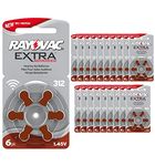 Rayovac Extra 120 Advanced No. 312 Hearing Aid Battery Zinc Air (P312 PR41 ZL3)