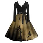 Halloween Costumes for Women, Dresses for Women UK Womens Halloween Outfits Jumper Dress Woman Halloween Costume White Corset Dress Bluey Halloween Costume Pink Dresses for (A03,M)