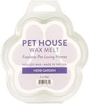 One Fur All Pet House Spring and Summer Wax Melts for Pet Odor, Natural, Plant Based Soy Wax Melts, Long Lasting Fragrance for Fresh Smelling Homes, Herb Garden
