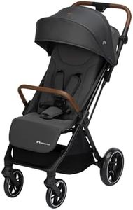 Bebeconfort Indra, Poussette, 0-4 ans, Poussette Pliable Automatique Rapide, Suspension Intégrée, Poussette Compacte, Position Couchée, Housse Pluie Incluse, Compatible Sièges Auto, Mineral Graphite