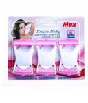 BEYKURY Max Soft Care Bikini Shaving Razor for Women and Girls, Body Hair Remover Razor for Smooth and Gentle Shave (Pack of 6)