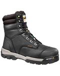 Carhartt Men's CSA 8-inch Ground Force Wtrprf Insulated Work Boot Safety Toe CMR8959 Industrial, Black Oil Tanned, 10.5 W US