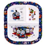 Zawadi Global Thomas & Friends 3 Section Reusable Childrens Kids Toddlers Divided Breakfast Lunch Dinner Plate