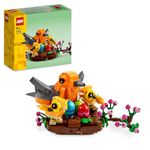 LEGO Creator Bird's Nest Set, Building Toys for 9 Plus Year Old Girls, Boys & Kids With a Passion for Animals, Includes 3 toy Birds, Kids' Bedroom Decoration, Easter Treat, Birthday Gift Idea 40639