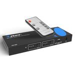 OREI 4K HDMI Matrix Switch 2 X 2 Switcher 18G UltraHD Supports Upto 4K @ 60Hz & 1080P IR EDID HDCP 2.- Remote Control (UHDS-202)