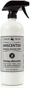 Cold Iron Wrinkle Releaser - 32 Ounce Fragrance Free - Ironing Alternative