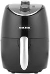 Salter EK2817H 2L Compact Air Fryer, Non-Stick Cooking, 30 Minute Timer, Automatic Shut Off Function, Hot Air Circulation, Healthier Cooking, Adjustable Temperature Control, Small Households, 1000W