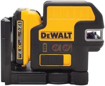 DEWALT 12V MAX Laser Level, 2 Spot and Cross Line Laser, Red (DW0822LR)