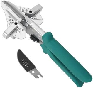 O'Shine Long Handle Miter Shears, Quarter Round Cutting Tool For Molding Wood, 45~135 Multi Angle Shoe Molding Cutters, Trim Cutter Hand Tool For Angular Cutting Moldings Crafting, w/ 1pc Extra Blade