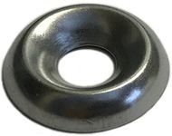 #14 (1/4") Stainless Steel Countersunk Finishing Cup Washers (Pack of 100pcs) - Marine Bolt Supply