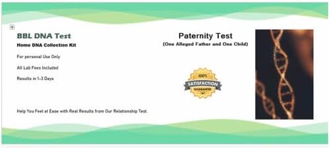 Paternity Test Kit (Personal Use Only, Results in 1-3 Days, All lab fees Included)