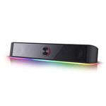 Redragon GS560 Adiemus RGB Desktop Soundbar, 2.0 Channel Computer Speaker with Dynamic Lighting Bar Audio-Light Sync/Display, Touch-Control Backlit with Volume Knob, USB Powered w/ 3.5mm Cable