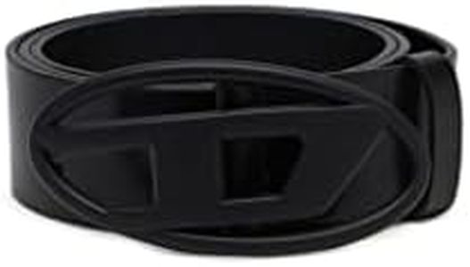 DIESEL Oval D Logo B-1dr Belt Sac, Noir, 90 cm Mixte