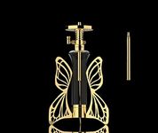 PRIME HOOKAH BUTTERFLY GOLD | PREMIUM QUALITY | Full Set | Led Light for Glass Bottle Changeable Colors & Remote Control |Special Ice Bag Holder