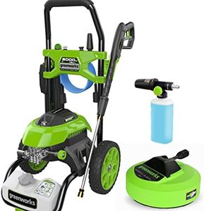 Greenworks 2000 PSI 1.2 GPM Cold Water Electric Pressure Washer Green 5113202HDVT
