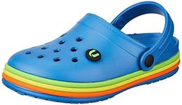 URJO Unisex-Child Speddy Blue Clogs-11 Kids UK (29 EU) (Kids_SKRAINBOW)