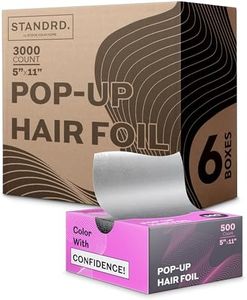 Stock Your Home 3000 Count Aluminum Foil for Hair Highlighting, 5” Pop Up Foil Sheets for Salon or Home Use, Disposable Hair Foils for Highlighting and Coloring Hair, Tin Foil for Hair Stylist