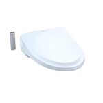 TOTO SW3044#01 S500e Washlet Electronic Bidet Toilet Seat with Ewater+ and Classic Lid, Elongated, Cotton White