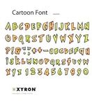 Xyron Cartoon-Font Design Book for 