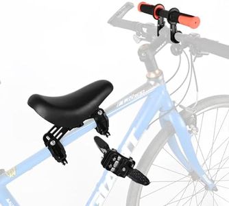 Baisikou Bike Child Seat Front Mounted Bike Seat for Children Kid Bike Seat for Adult Bikes