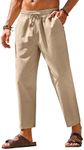 COOFANDY Linen Pants for Men Casual