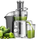 1300W GDOR Juicer Machines Plus with Larger 3.2” Feed Chute, Titanium Enhanced Cut Disc Centrifugal Juice Extractor 2.0, Full Copper Motor Heavy Duty, for Whole Fruits, Veggies, Dual Speeds, BPA-Free