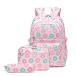 Dount printing Kids Backpack Set Elementary School Bags Primary Outdoor Daypack for Teen Girls