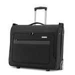 Samsonite Unisex Ascella 3.0 Softside Expandable Luggage With Spinners 2Pc Set (Carry-On/Medium), Black, 2W Garment Bag, Ascella 3.0 Softside Expandable Luggage With Spinner Wheels