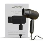 WINSTON Ionic Foldable Hair Dryer - 1400W | Compact, Foldable, and Damage-Free Drying Blow Dryer with Low Noise & Overheat Protection - 1 Year Warranty