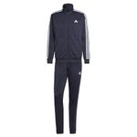 adidas Men's 3 Stripes Tracksuit, Legend Ink/White, S