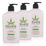 Hempz Original Herbal Body Moisturizer, 17 oz., Pack of 3