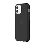 Griffin Survivor Clear Case, Military Standard, for Apple iPhone 12 Mini (5.4 inches), Thin Design, Shock-Absorbing Corners, Qi Compatible Mobile Phone Case, Transparent Black, GIP-049-BLK