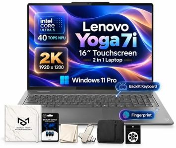 Lenovo Yoga 7i 2-in-1 Laptop, Copilot+ Ai Laptop 2026, 16'' 2K IPS Touch