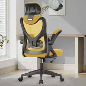 YONISEE Ergonomic Office Chair – High Back, Lumbar Support, Adjustable Headrest