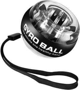 Wxyjxqy Gyro/Torque Ball Hand Exerciser,Wrist Trainer Ball Auto-Start Gyroscopic Forearm Exerciser,Five-Gear Color-Changing Light Torqueball for Strengthening Arms, Fingers, Bones and Muscles.