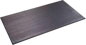 Supermats Heavy Duty Equipment Mat 20GS Made in U.S.A. for Indoor Cycles Exercise Upright Bikes and Steppers (2 Feet x 3 Feet 10 In) (24-Inch x 46-Inch) (60.96 cm x 116.84 cm) , Black