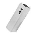 kwmobile Case Compatible with CUKTECH Power Bank 20000mAh (PB200) - Portable Powerbank Cover - External Battery Charger Bag, Shockproof - Transparent