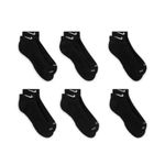 Men's Nike DRI-FIT 6-pk. Low-Cut Performance Socks, S 8-12 (BLACK) (BLACK)