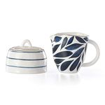 Lenox 890203 Blue Bay 2-Piece Creamer & Sugar Bowl Set, Porcelain