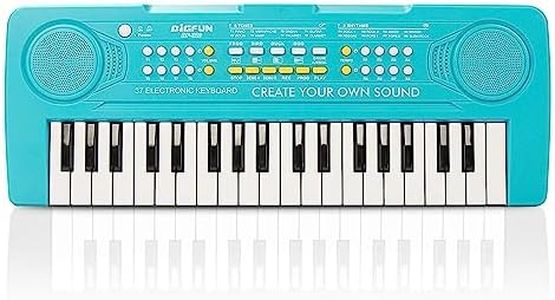 BIGFUN Kid Keyboard Piano - 37 Keys Keyboard Piano Kids Multifunction Music Educational Instrument Toy Keyboard Piano for 3, 4, 5, 6, 7, 8 Girls and Boys (Blue)