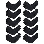 ASTER 10Pairs Arm Sleeves for Men Sun UV Protection Cooling Sleeves Compression Arm Sleeve for Women Tattoo Cover Up Sleeves for Basketball Running Cycling (10Pair Black)