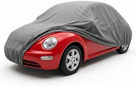 Formosa Covers Car Cover for Volkswagen Beetle Protective VW Beetle Accessory Heat Reflecting Silver Outdoor Car Protection fits Porsche 911, Toyota Yaris, Ford Fiesta, Fiat - 161" L x 70" W x 55" H