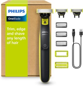 Philips OneBlade Hybrid Electric Shaver – Face & Beard Grooming