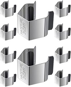 Screen Door Installer Clips - 10 Pieces Screen Clips for rescreening and Screen Retainer Clips for Patio and Garage Window for Installing Window and Door Screens (10 Pack)