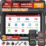 LAUNCH X431 IMMO Plus Key Fob Programming Tool with X431 PROG3 (Valued ￡800), All-In-One Bi-directional Scan Tool, ECU Coding, 39+ Services, OE-Level All System Diagnoses, 2 Years Free Update