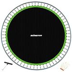 Zoomster Replacement Jumping Mat, Fits 14 ft Round Trampoline Frame with 72 V-Hooks, Using 5.5" Springs 150" Premium Trampoline Mat (Excluding Frame and Spring)