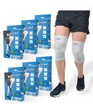 AccuSure Boombo Yarn Knee Brace Compression Sleeve- Best Support for Arthritis, ACL, Gym, Running, Basketball, Meniscus Tear, Sports, Joint Pain Relief, Injury Recovery For Men, Women¦ Pack of 6 Pair