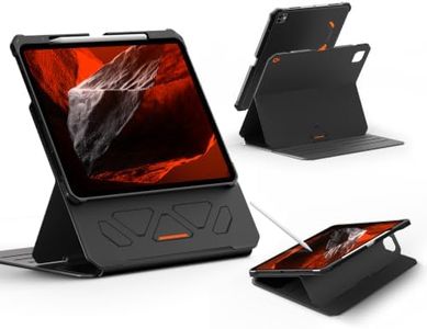 SUPCASE for iPad Pro 13 Inch Case (M5/M4) 2025/2024 with Pencil Holder, [Adjustable Stand] [Detachable Back Cover] [Auto Wake/Sleep] Rugged Magnetic Protective Case with 6 Viewing Angles, Black
