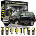 BMT xms LED Interior Light Kit Replacement for Ford Escape 2008-2012, 6000K Bright White Interior LED Bulb, 15 Pieces